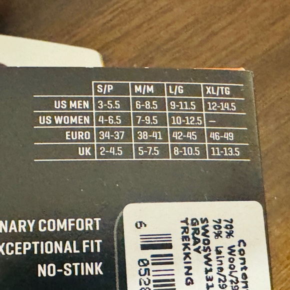 Smartwool - Trekking Socks, Unisex Size L, Brand New! - Picture 3 of 3